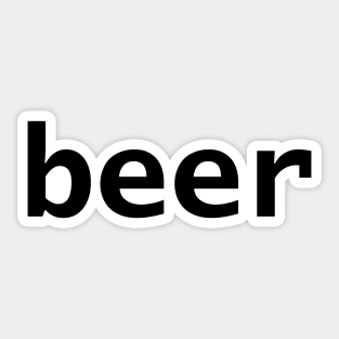 Beer Sticker